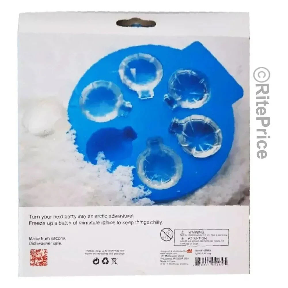 DCI Igloo Ice Tray - Makes 6 Mini Ice Igloos! Keep It Cool - New